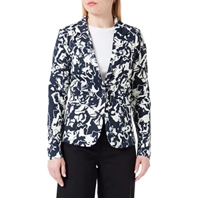 Bild av ICHI Dam IHKATE Print BL14 Blazer, 194010/Total Eclipse, S, 194010 / Total S