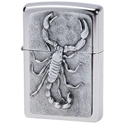 Bild av Zippo tändare 1330006 skorpion emblem bensintändare, mässing