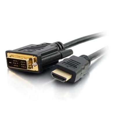 Bild av C2G 2 m HDMI till DVI D digital videokabel med hög hastighet, skärm, adapterkabel, full 1080p HD lämplig för PS4, Raspberry Pi, Roku, Xbox One, Blue Ray, DVD, Dell dockningsstationer