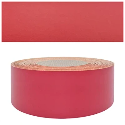 Bild av Mprofi MT® Melamin Kantband Kantlist med Smältlim 45mm x 5m Röd Självhäftande för Hyllmöbler, Byggskivor, Möbelskivor och Täckning av Kanten på en Standard MDF Skiva