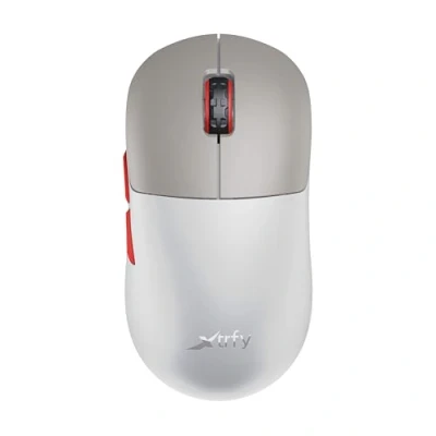 Bild av Xtrfy M8 Wireless, trådlös ultralätt gamingmus, optimerad för e sport, 2,4 GHz radio, extremt låg front högre precision, laddningsbar, Retro