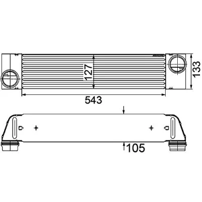 Bild av Laddluftkylare Mahle CI 193 000P