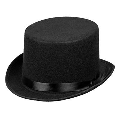 Bild av Boland 04004 Hatt Colin, cylinder i svart, tillbehör för en gala, maskeraddräkt eller karneval