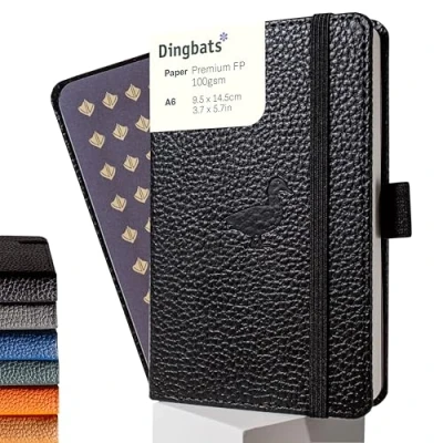 Bild av Dingbats* Wildlife A6 Pocket Black Duck Notebook Squared