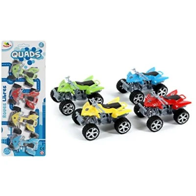 Bild av FLYPOP&#039;S Mini Quad minifordon 028990LIN flerfärgad plast frihjul fordon miniatyr bil barnleksak 7 cm x 4 från 3 år