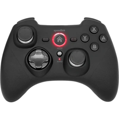 Bild av Speedlink RAIT wireless Gamepad med Bluetooth trådlös handkontroll för Nintendo Switch/PC/Android, rörelsekontrollsensor, USB C laddningskabel, vibrationsfunktion, svart