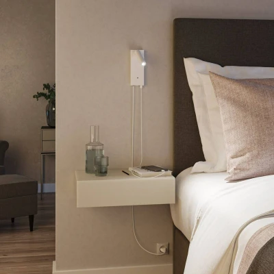 Bild av Paulmann Hulda USB LED väggspot dimbar 3 stegs vit