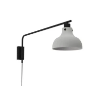 Bild av EGLO Matlock vägglampa, 80 cm utsprång, grå/svart