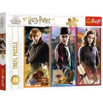 Bild av Trefl Pussel, I En Värld Av Magi Och Häxkonst, Harry Potter, 200 Bitar, För Barn Från 7 År