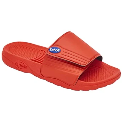 Bild av Scholl Unisex Nautilus glidsandaler, 7,5 US, Röd, 39 EU