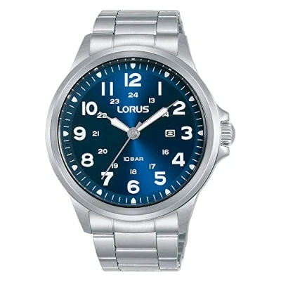 Bild av Lorus Män analog kvartsklocka med metallarmband RH993NX9