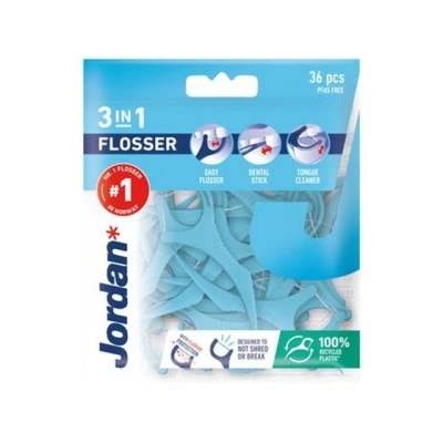 Bild av Jordan Tandtråd 3 in 1 Flosser 36/fp