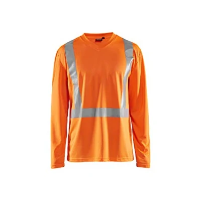 Bild av T SHIRT 3383 1011 VARSEL UV SK LÅNG ÄRM VARSELORANGE S Beijerbygg Byggmaterial