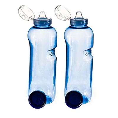 Bild av 2 x 0,75 L drickflaska från Tritan med lock Flip Top (sportlock)