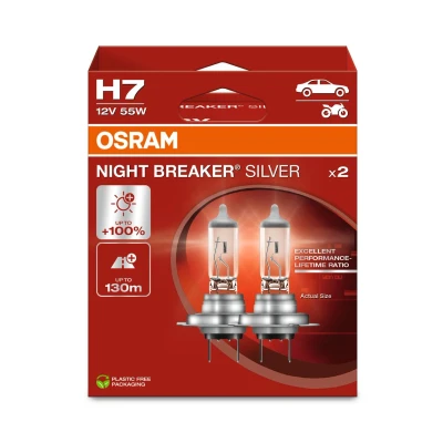 Bild av Glödlampa, fjärrstrålkastare OSRAM 64210NBS 2HB