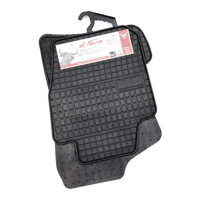Bild av FROGUM 0404 Ensemble de tapis sol Caoutchouc avant et arrière 4 noir Sur mesure VOLKSWAGEN: Polo V 3/5 portes, SEAT: Ibiza