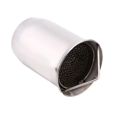 Bild av 50 mm Exhaust Baffle 51 avgasrör Db killer, universal motorcykel ljuddämpare rostfritt stål avtagbar killer brusreducering (stil 4)