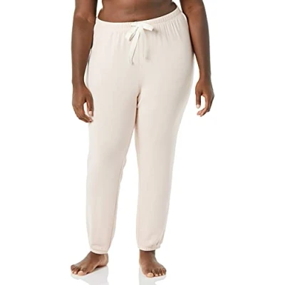Bild av Amazon Essentials kvinnors lättvikt lounge terry joggingbyxor (finns i plusstorlek), ljusrosa, small
