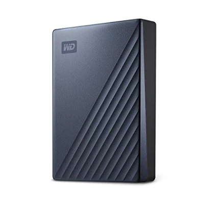 Bild av WD My Passport Ultra 6 TB (kompatibel med PC, Xbox och PS4, programvara för enhetshantering säkerhetskopiering lösenordsskydd, 256 bitars AES hårdvarukryptering) Blå