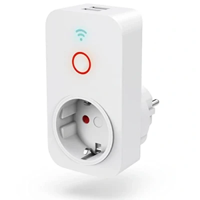 Bild av Hama Smart WLAN uttag + 2x USB A, 2 300 W
