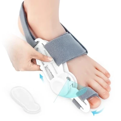 Bild av Epessa Bunion Corrector hallux valgus korrigering uppgradering justerbara skenfästen skena för tår dag och natt män kvinnor