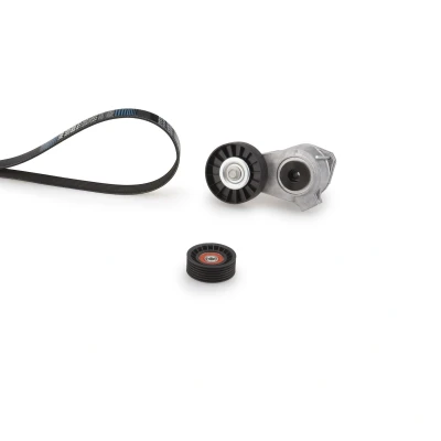 Bild av GATES K026PK2345 Jeu de courroies trapézoïdales à nervures Micro V Stretch Fit SAAB: 9 3 Cabriolet, 3/5 portes