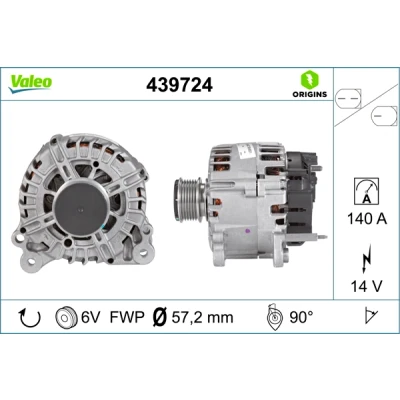 Bild av Generator VALEO 439724