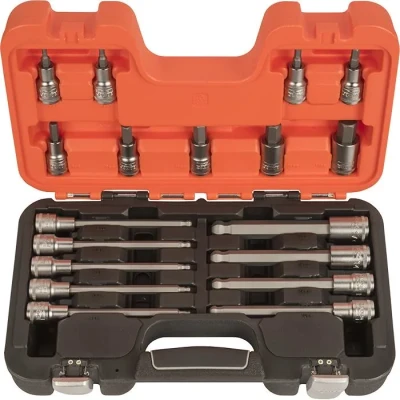 Bild av Bahco S18HEX Bitshylssats 18 delar, 1/2&quot;