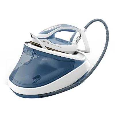 Bild av Tefal GV9710 Pro Express Ultimate Ångstrykstation, 7,6 bar ångtryck, vit/blå