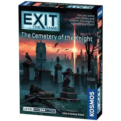 Bild av Thames &amp; Kosmos EXIT: The Cemetery Of Knight Level: 3/5 Unique Escape Room Game 1 4 Players Puzzle Solving Strategy Board Games for Adults Kids, Ages 12+ 692876