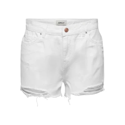 Bild av ONLY Onlpacy Hw DNM shorts Noos jeansshorts, Vit, XXS