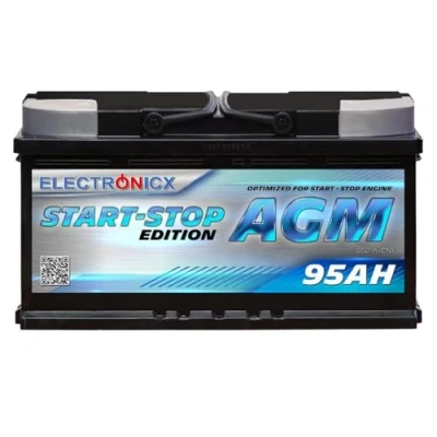 Bild av Electronicx AGM bilobatteri startbatteri batteri start Stop 95 AH 12 V 950A