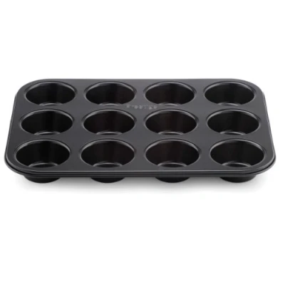 Bild av Prestige Inspire muffinsplåt 12 muffinsformar muffinsform non stick beläggning robust kolstål 40 x 27 3 cm