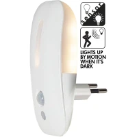 Bild av Nattlampa LED rörelsedetektor varmvit 0,9 W 20 lm med rörelsesensor