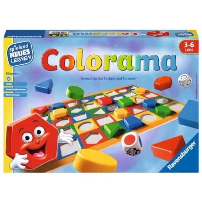 Bild av Ravensburger 24921 Colorama Matchningsspel för de små spel barn från 3 till 6 år, spelande nytt lärande 16 spelare