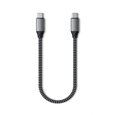 Bild av Satechi USB C till laddningskabel 25 cm Kompatibel med 2022 MacBook Pro/Air M2, 2021 Pro 14 tum, 16 tum (M1 &amp; Max), iPad Air M1, M1
