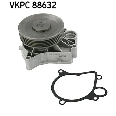 Bild av SKF VKPC 88632 Pompe à eau avec joints Métal pour système dentrainement courroie trapézoïdale nervures BMW: 3 Berline, Touring