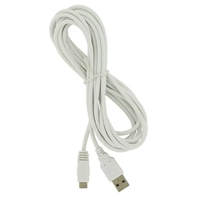 Bild av DollaTek Extra lång USB 3M komposit Wii U spelkabel vit