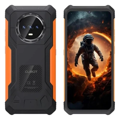 Bild av Cubot KingKong ES Smartphone Android ultra mince et robuste, 16 Go de RAM(6 + 10 Go), 128 ROM, écran 6,56 90 Hz, appareil photo 48 MP, téléphone 4G 6GB 128GB noir/orange