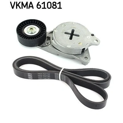 Bild av SKF VKMA 61081 Jeu de courroies trapézoïdales à nervures TOYOTA: Yaris II 3/5 portes, Auris 5 Urban Cruiser
