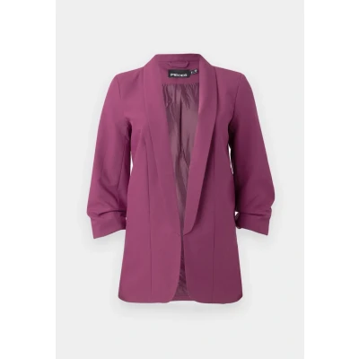 Bild av Pieces Pcbosella 3/4 Blazer, Storlek: Small, Grape wine