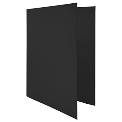 Bild av Raylu Paper® 4 x D ringarkiv 25 mm, A4 arkivering med ringar för förvaring av dokument, i storlek 33,5 cm hög 26 bred och rygg tjock (Svart)