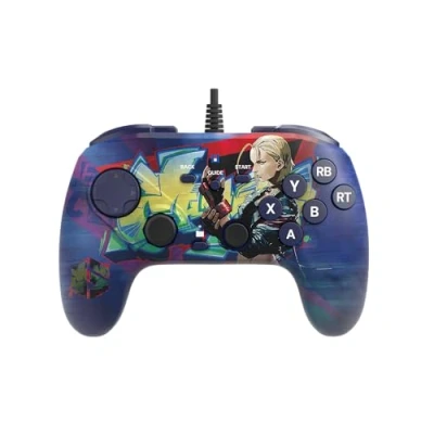 Bild av HORI Fighting Commander OCTA (Street Fighter 6 Cammy Edition) för Windows PC trådbunden styrenhet i turneringskvalitet Officiellt licensierad av Capcom