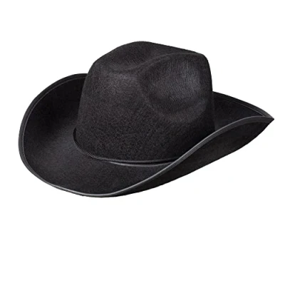 Bild av Boland 04071 hatt, cowboy, för vuxna, huvudbonad, filtlook, rodeo ryttare, vilda västar, kostym, karneval, temafest
