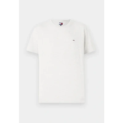 Bild av TOMMY JEANS herr TJM XSLIM Jaspe HTR TEE EXT DM0DM20363, grå, XXL, Grå (Lt Grey Htr), XXL