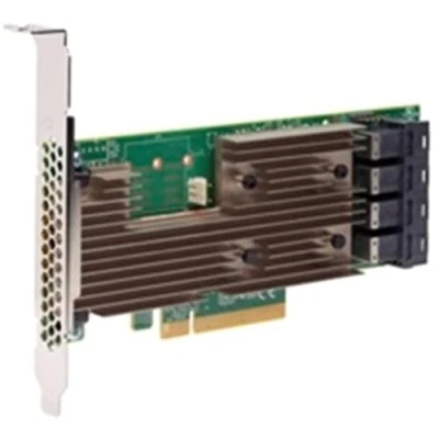 Bild av Broadcom 05 25703 00 SAS 9305 16i minneskontroll plug in kort lågprofil brun/grön