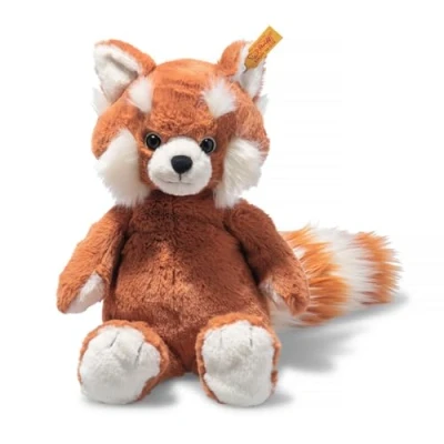 Bild av Steiff 075537 Soft Cuddly Friends Benji röd panda, ingefära, 28 cm