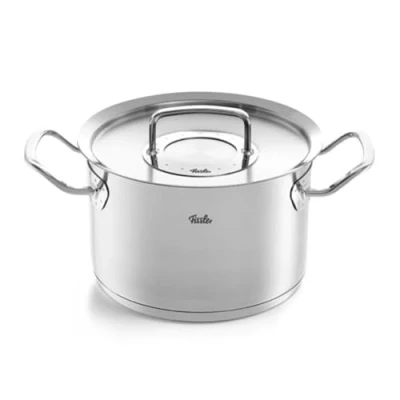 Bild av Fissler Original Profi Collection/rostfritt stål kastrull (Ø 20 cm, 4 L) krukor inkl. metalllock, invändig skalning, tillverkad i Tyskland induktion, silver