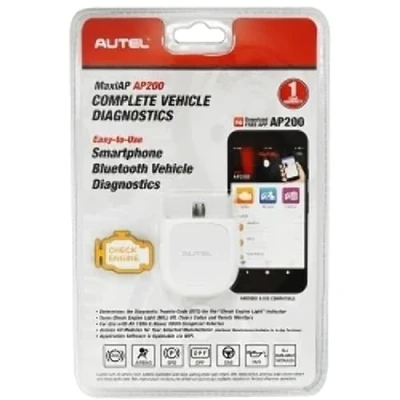 Bild av Autel Bluetooth OBD2 AP200, läser felkoder från alla system, återställning för olja, SAS, EPB, DPF, BMS med mera, diagnostikenhet IOS och Android