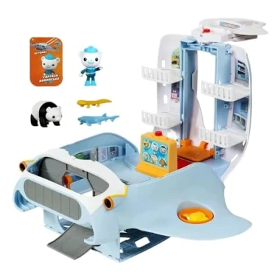 Bild av Octonauts Quoersrti About &amp; Beyond Octoray Transforming Playset 7 stycken 25+ ljus och ljud